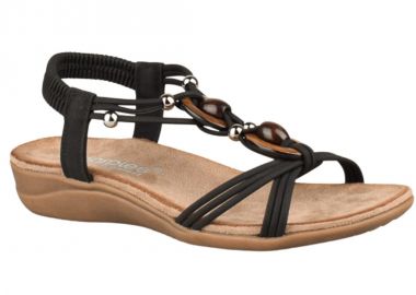 Σανδάλια γυναικεία | Ανατομικά | Amarpies | ABZ28685 | Μαύρο - Amarpies - 